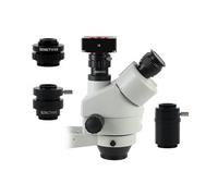 Kit de accesorios para microscopios 1/2 1/3 Adaptador 1x for el microscopio estéreo trinocular focal de SIMUL Portaobjetos de microscopio(1X and 1-2)