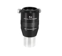 Kit de Accesorios para microscopios 1.25 Pulgadas 2 Pulgadas 2X 3X 5X Apochromat, Extensor Focal de Metal 31.7mm Lente Portaobjetos de microscopio (Color : 1.25 Inch 5X Focal)