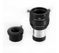 Kit de Accesorios para microscopios 1.25 Pulgadas 2 Pulgadas 2X 3X 5X Apochromat, Extensor Focal de Metal 31.7mm Lente Portaobjetos de microscopio (Color : 2 Inches 2X Focal)