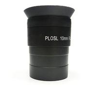 Kit de Accesorios para microscopios 1,25 Pulgadas de Lente de Vidrio óptico Negro 1 0mm Telescopio Focal Ocular Ocular de telescopio Portaobjetos de microscopio (Color : Black)