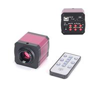 Kit de Accesorios para microscopios 1 4MP 1080P Conjunto de cámara de microscopio de Video de la Industria Digital USB Portaobjetos de microscopio (Color : Red)