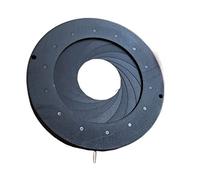 Kit de Accesorios para microscopios 1.5-3 6mm Diafragma de Iris Zoom óptico con 14 Cuchillas for Adaptador de microscopio de cámara Digital Portaobjetos de microscopio