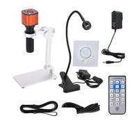 Kit de Accesorios para microscopios 1 6MP Microscopio electrónico con Kit de cámara de microscopio Compatible con Lentes 150x Portaobjetos de microscopio (Color : Full Set)