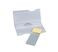 Kit de Accesorios para microscopios 1 PC Laboratorio portátil Abdominales Caja de dispensador de portaobjetos de microscopio de plástico Portaobjetos de microscopio (Color : Transparent)