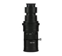 Kit de Accesorios para microscopios 10 0X 120x 130x 160x 180x 200x 300x 320x 360x 500x 600x Ampliación Ajustable de 50 mm de diámetro de instalación. Portaobjetos de microscopio (Color : 200X A)