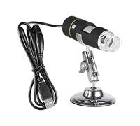 Kit de Accesorios para microscopios 100 0X 8 LED Ampliación del microscopio USB Microscopio Digital con Soporte. Portaobjetos de microscopio