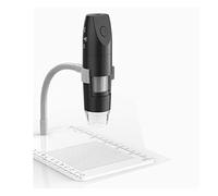 Kit de Accesorios para microscopios 100 0X USB Microscopio Digital HD Cámara de microscopio de teléfono móvil de microscopio Portaobjetos de microscopio (Color : Black)