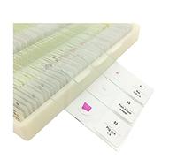 Kit de Accesorios para microscopios 100 PCS Diapositivas de microscopio preparadas Portaobjetos de microscopio (Color : Type 3)
