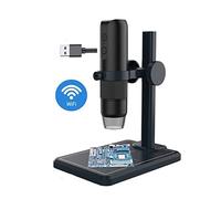 Kit de Accesorios para microscopios 1000x Zoom HD Escritorio electrónico Digital USB Microscopio Profesional 8led Pararse Portaobjetos de microscopio (Color : MS5)