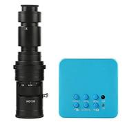 Kit de Accesorios para microscopios 108 0p HDMI USB Microscopio de Video Digital electrónico Portaobjetos de microscopio (Color : with 500x Lens)