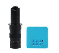 Kit de Accesorios para microscopios 108 0p HDMI USB Microscopio de Video Digital electrónico Portaobjetos de microscopio (Color : with 180x Lens)