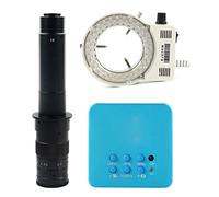 Kit de Accesorios para microscopios 108 0p HDMI USB Microscopio de Video Digital electrónico Portaobjetos de microscopio (Color : 300x Lens with Light)