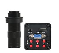 Kit de Accesorios para microscopios 108 0p HDMI Video Microscopio Cámara 130x Ajustable Zoom C Monte Lens Portaobjetos de microscopio (Color : 4)