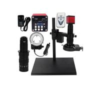 Kit de Accesorios para microscopios 13 0X 180x Microscopio monocular Digital de Zoom Portaobjetos de microscopio (Color : Big 13MP 180X)