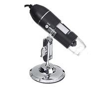 Kit de Accesorios para microscopios 160 0X 1000x USB Cámara de microscopio Digital 8led Lupa con Soporte de Metal Portaobjetos de microscopio (Color : 1600X)