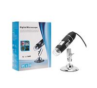 Kit de Accesorios para microscopios 160 0X USB Cámara de microscopio Digital Profesional 8led Lupa Portaobjetos de microscopio