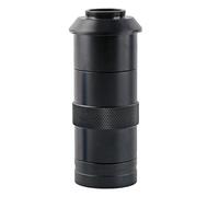 Kit de Accesorios para microscopios 18 0X 120x 300x 200x 130x Lente del microscopio de Montaje C Zoom 0. 7X ~ 4.5X Ampliación 25mm for la cámara de microscopio de Video. Portaobjetos de microscopio