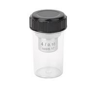 Kit de Accesorios para microscopios 195 Lentes Objetivos acromáticos de Acero for Todos los microscopios biológicos. Portaobjetos de microscopio