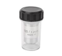 Kit de Accesorios para microscopios 195 Lentes Objetivos acromáticos de Acero for Todos los microscopios biológicos. Portaobjetos de microscopio