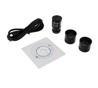 Kit de Accesorios para microscopios 2. 0MP USB Tamaño de Montaje de la cámara del microscopio del Ocular electrónomo 23.2mm con Anillo 30mm 30.5mm Portaobjetos de microscopio