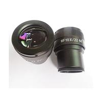 Kit de Accesorios para microscopios 2 PCS WF10X 2 Lente óptica del Ocular de ángulo de Campo Ancho Ajustable de 2 mm for microscopio estéreo Portaobjetos de microscopio