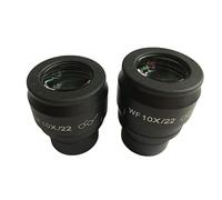 Kit de Accesorios para microscopios 2 unids Ajustables Wf10x / 22 Ocular for microscopio Compuesto 30mm Portaobjetos de microscopio