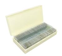 Kit de Accesorios para microscopios 25/12/50/91 Piezas de Muestra de microscopio de Vidrio Preparado Portaobjetos de microscopio (Color : 50 Pieces)