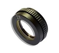 Kit de accesorios para microscopios 2X objetivo auxiliar 2X lente monocular industrial única lente de video microscopio XDC-10A lente de objetivo único M48 * 0,75mm Portaobjetos de microscopio
