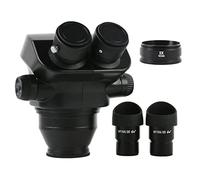 Kit de Accesorios para microscopios 3. 5X 7X 50x 100x Cabeza de microscopio estéreo Binocular 0. 5X 2.0X Objetivo de microscopio Portaobjetos de microscopio (Color : 7X-100X(2X))