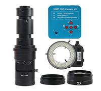 Kit de Accesorios para microscopios 3 8MP 2K 1080P 60FPS USB Video Microscopio Cámara 1000X Monocular C Monte Lente Portaobjetos de microscopio