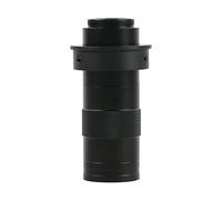 Kit de Accesorios para microscopios 3 8MP 4K Cámara de microscopio Digital, Continuo Zoom 10 0X 130x 180x 300x 500x C Lente de Montaje Portaobjetos de microscopio (Color : F)