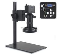 Kit de Accesorios para microscopios 4 8MP 4K 2K HDMI Cámara de microscopio de Video Digital Industrial Zoom 13 0X c- Lente de Montaje LED USB Luz de Anillo Portaobjetos de microscopio
