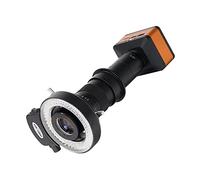 Kit de Accesorios para microscopios 4k UHD 60FPS Microscopio Digital 18 0X c- Cámara de microscopio electrónico Industrial de Lente de Montaje Portaobjetos de microscopio (Color : Full Kit)