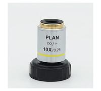 Kit de Accesorios para microscopios 4X 10x 20x 40x 100x 195 Objetivos acromáticos Portaobjetos de microscopio (Color : Infinity 10X)