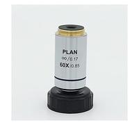 Kit de Accesorios para microscopios 4X 10x 20x 40x 100x 195 Objetivos acromáticos Portaobjetos de microscopio (Color : Infinity 60X)