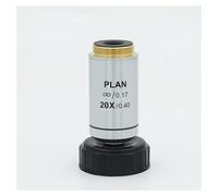 Kit de Accesorios para microscopios 4X 10x 20x 40x 100x 195 Objetivos acromáticos Portaobjetos de microscopio (Color : Infinity 20X)