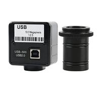 Kit de Accesorios para microscopios 5. 0MP USB Microscopio de la Industria del Ocular Digital VDIEO electrónico 23.2mm Adaptador C-Mount Portaobjetos de microscopio (Color : 2.0MP)