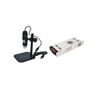 Kit de Accesorios para microscopios 5 0x-500x Microscopio Digital electrónico Portaobjetos de microscopio (Color : Black)