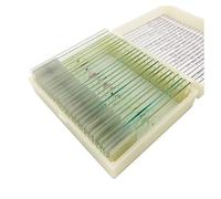 Kit de accesorios para microscopios 50 unids preparados por microscopio diapositivas de microscopio de 25pcs Microscopio deslizamiento de cristal 50pcs de microscopio preparado por microscopio 25pcs M
