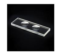Kit de Accesorios para microscopios 5mm Espesor Circular Circular Cavidad Cavidad Biológica Microscopio Diapositiva Vidrio óptico Múltiples pozos Opcional Portaobjetos de microscopio