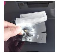 Kit de Accesorios para microscopios 5pcs Vidrio Reutilizable Bio-microscopio Doble Solo microscopio cóncavo en Blanco Toboganes de Vidrio Portaobjetos de microscopio (Color : Mix(2D-2S-1B))