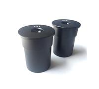 Kit de Accesorios para microscopios 5X 10x 12.5X 16x Ojo Ocular de microscopio de Vidrio óptico de un par Portaobjetos de microscopio (Color : H10 One Pair)