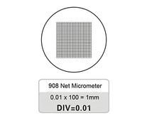 Kit de Accesorios para microscopios 908 microscopio DIV 0.01mm Micrómetro de Valor de Escala de cuadrícula Portaobjetos de microscopio (Color : 1PC Diameter 20mm)