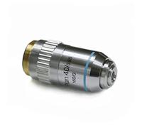 Kit de Accesorios para microscopios Accesorios de microscopio metalúrgico de Mano Mini microscopio monocular portátil con polarizador Portaobjetos de microscopio (Color : 1PC 40X Objective)