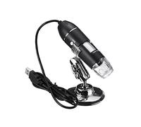 Kit de Accesorios para microscopios Ajustable 160 0X 8 LED Microscopio Digital electrónico estéreo Portaobjetos de microscopio (Magnification : 1000X)