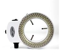 Kit de accesorios para microscopios Ajustable 56/144 LED microscopio anillo luz iluminador lámpara for la industria estéreo Trinocular microscopio Video lupa 110V 220V Portaobjetos de microscopio(144