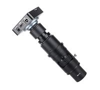 Kit de Accesorios para microscopios Ampliación Ajustable C Monte Zoom Lens for cámara de microscopio de Video Industrial Portaobjetos de microscopio (Color : 90X Lens 38MP)