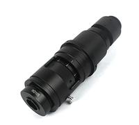 Kit de accesorios para microscopios Ampliación de zoom ajustable WD105 WD170 C Monte lente de microscopio monocular Portaobjetos de microscopio(WD105 180X)