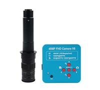 Kit de Accesorios para microscopios Cámara de microscopio Digital electrónico Industrial Portaobjetos de microscopio (Color : with 300x)