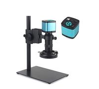 Kit de Accesorios para microscopios Cámara de microscopio monocular Digital de 180x Zoom Portaobjetos de microscopio (Color : A Set)